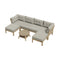 7 Piece Outdoor Lounge Sofa Set Garden Furniture