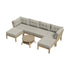 7 Piece Outdoor Lounge Sofa Set Garden Furniture