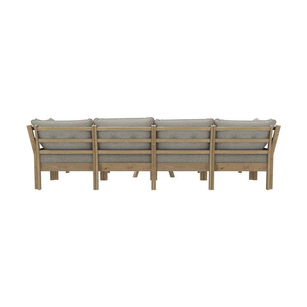 7 Piece Outdoor Lounge Sofa Set Garden Furniture