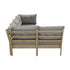 Livsip Outdoor Sofa Set 4 Seater Lounge 1 Coffee Table Beige