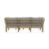 Livsip Outdoor Sofa Set 4 Seater Lounge 1 Coffee Table Beige