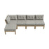 Livsip 5 Piece Outdoor Sofa Set 4-seater sofa & 1 Ottoman Beige