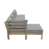 5 Piece Outdoor Sofa Set Lounge Setting Garden Grey