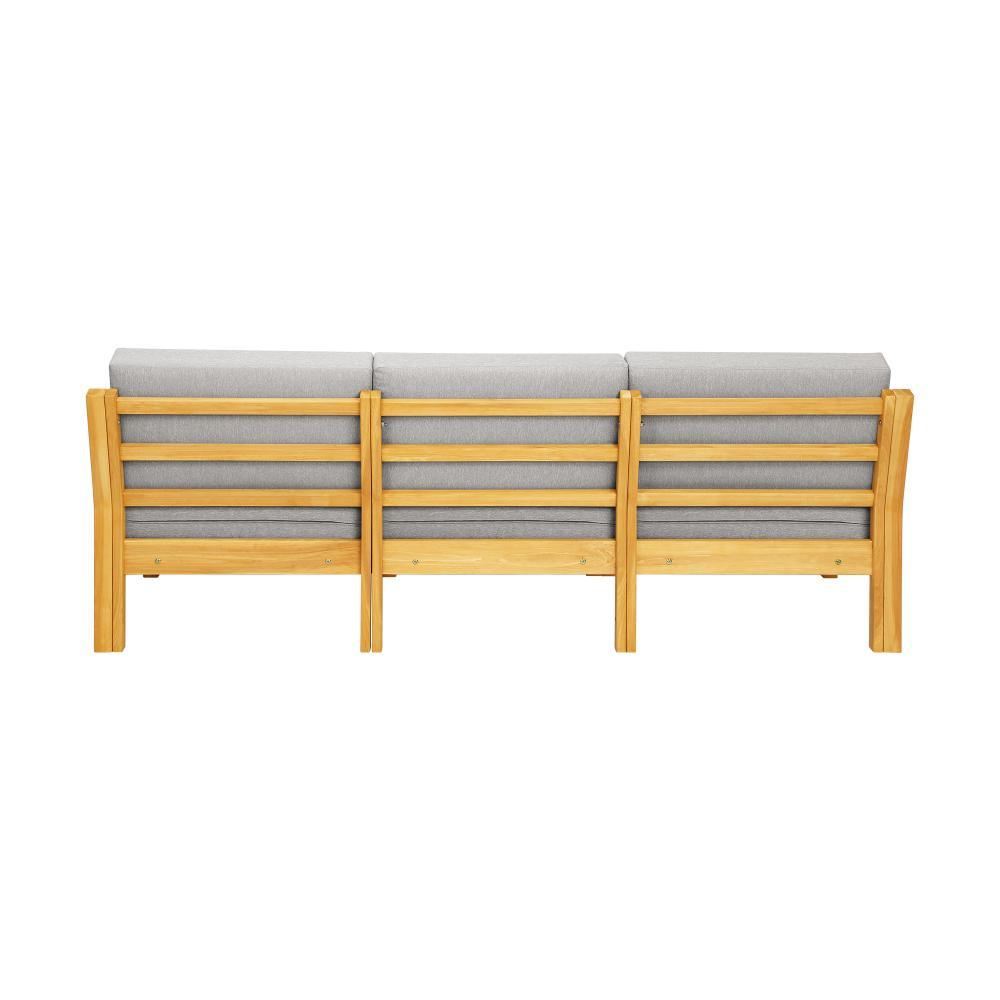 Outdoor Sofa Set Wooden Table Lounge 5Piece