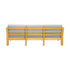 Outdoor Sofa Set Wooden Table Lounge 5Piece