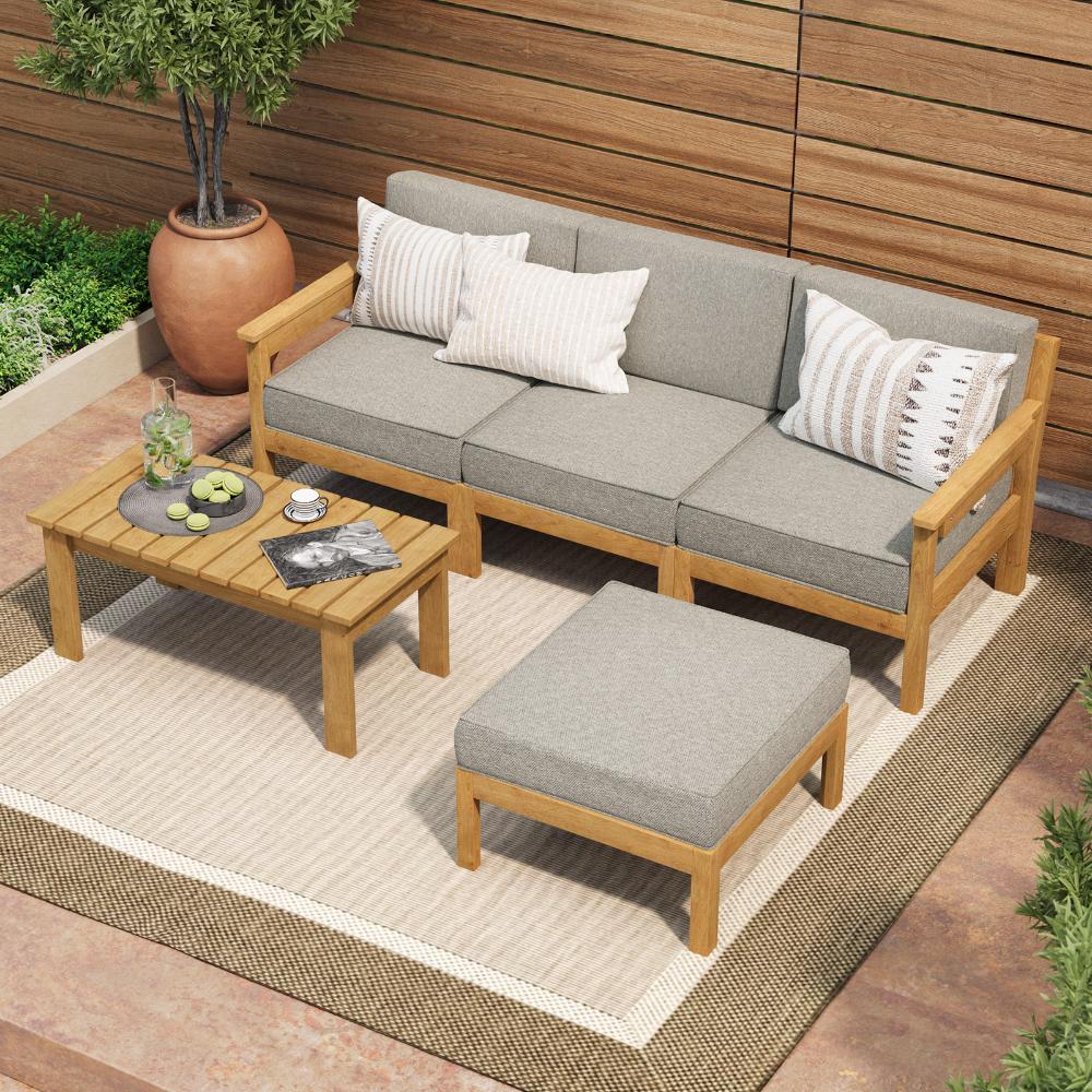 5PCS Outdoor Furniture Sofa Set Lounge Setting