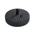 Livsip Outdoor Umbrella Base Water Pod 22KG Weight Capacity Black HDPE