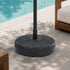 Livsip Outdoor Umbrella Base Water Pod 22KG Weight Capacity Black HDPE
