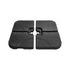 Livsip Outdoor Umbrella Base Water Pod 60KG Weight Capacity Black HDPE