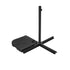 Livsip Outdoor Umbrella Base Water Pod 60KG Weight Capacity Black HDPE