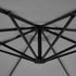 Livsip 3m Cantilever Umbrella, 360° Rotation, 60kg Base Included, Charcoal