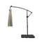 Livsip 3m Cantilever Outdoor Umbrella, 360° Rotation, 32-LED & Base, Beige