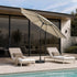 Livsip 3m Garden Shade Outdoor Umbrella with Tilt Adjustment, Beige Canopy