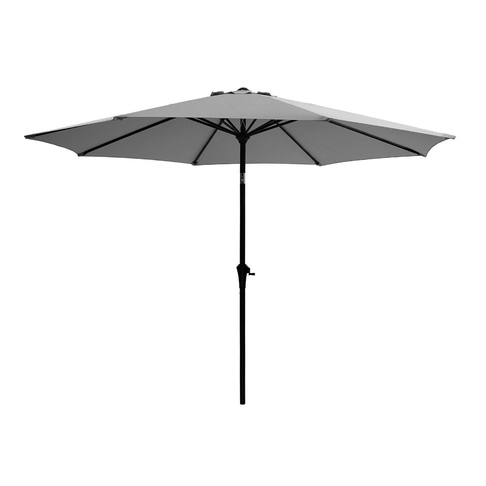 Livsip 3m Garden Shade Outdoor Umbrella with Tilt Adjustment, Charcoal