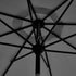 Livsip 3m Garden Shade Outdoor Umbrella with Tilt Adjustment, Charcoal