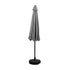Livsip 3m Garden Shade Outdoor Umbrella with 40° Tilt & Base, Charcoal