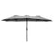 Livsip Outdoor Umbrella 4.52M Double-Sided Umbrellas Charcoal