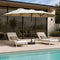 Livsip Outdoor Umbrella 4.52M Double-Sided Umbrellas Shade Beige