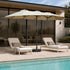 Livsip Outdoor Umbrella 4.52M Double-Sided Umbrellas Shade Beige