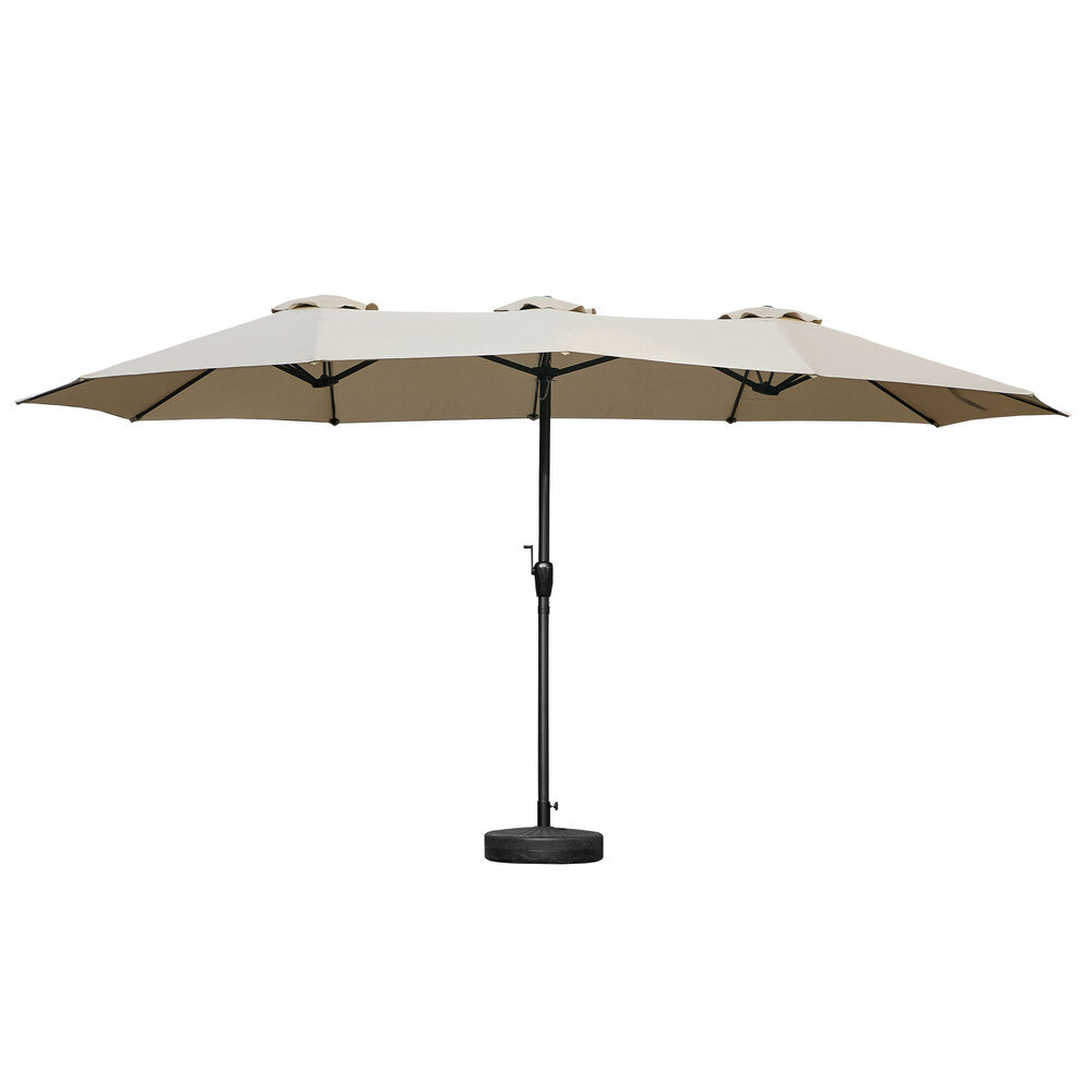 Livsip Outdoor Umbrella 4.52M Double-Sided Umbrellas Shade Beige