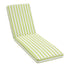 Gardeon Outdoor Sun Lounger Cushion 183cm, 8cm Thick Chaise Lounge Pad, Green