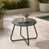Livsip 3 Piece Outdoor Patio Set 2 Chairs Coffee Table Lounge Setting Grey