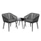 Outdoor Furniture Set Chairs&Side Table 3PCS