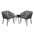 Outdoor Furniture Set Chairs&Side Table 3PCS