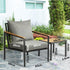 Outdoor Set Chairs&Table Patio Furniture 3PCS