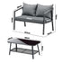 2PCS Outdoor Furniture Set Sofa Chairs&Table