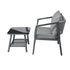 2PCS Outdoor Furniture Set Sofa Chairs&Table