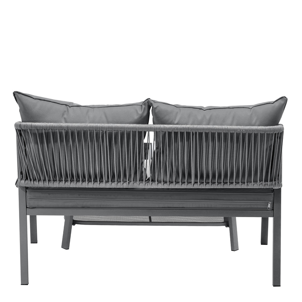 2PCS Outdoor Furniture Set Sofa Chairs&Table