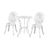 Outdoor Set Chairs&Table Cast Aluminum Rose 3PCS
