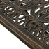 3 Piece Outdoor Patio Set Cast Aluminium Butterfly