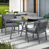 3PCS Outdoor Dining Set Table Chairs Set