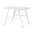 Outdoor Dining Table Patio Indoor White Marble-style