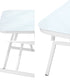 Outdoor Dining Table Patio Indoor White Marble-style