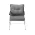 2PCS Outdoor Chairs Set Garden Patio Armchair White