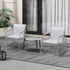 Livsip 3PCS Outdoor Bistro Set Patio Chair 50cm Coffee Table Textilene