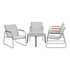 Livsip Outdoor Patio Set 70cm Round Table and 4x Chairs