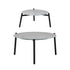Outdoor Patio Set 2pc Grey Table Sets 4pc Rattan Black Chairs