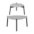 6PCS Outdoor Lounge Set Grey 50/70cm Coffee Table Chairs