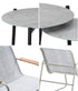 Livsip 6PCS Outdoor Patio Set 4x Chairs Coffee Table Set Textilene