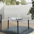 Livsip Outdoor Coffee Side Marble Table Desk 50cm Grey