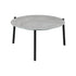 Livsip Outdoor Coffee Side Marble Table Desk 70cm Grey