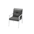 Livsip 3pcs Outdoor Lounge Set 50CM Round Table Rattan Chairs