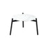 Livsip 3PCS Outdoor Bistro Set 50cm Coffee Table Textilene Patio Chair