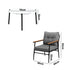 Livsip Outdoor Patio Set 5 Piece Bistro Lounge Set 70cm Table