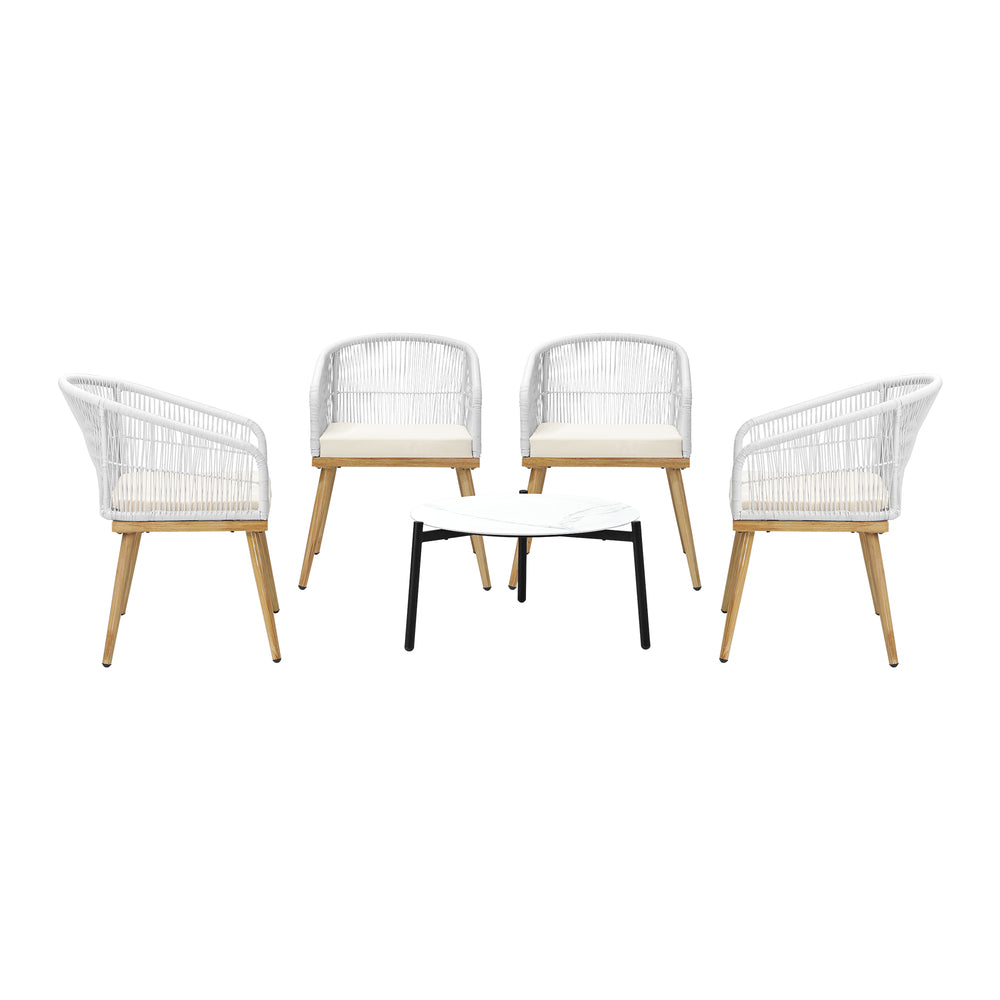 4 Seater Outdoor Patio Set 70cm Table