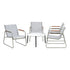 Livsip Outdoor Patio Set 4x Chairs and 70cm Coffee Table
